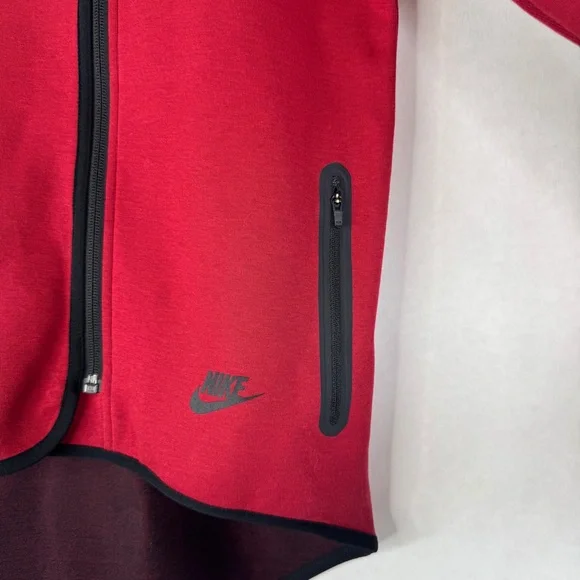 NIKE Sportswear Tech Fleece Women's Full Zip Cape Hoodie  - 908822-608 - Sz S - Picture 8 of 14